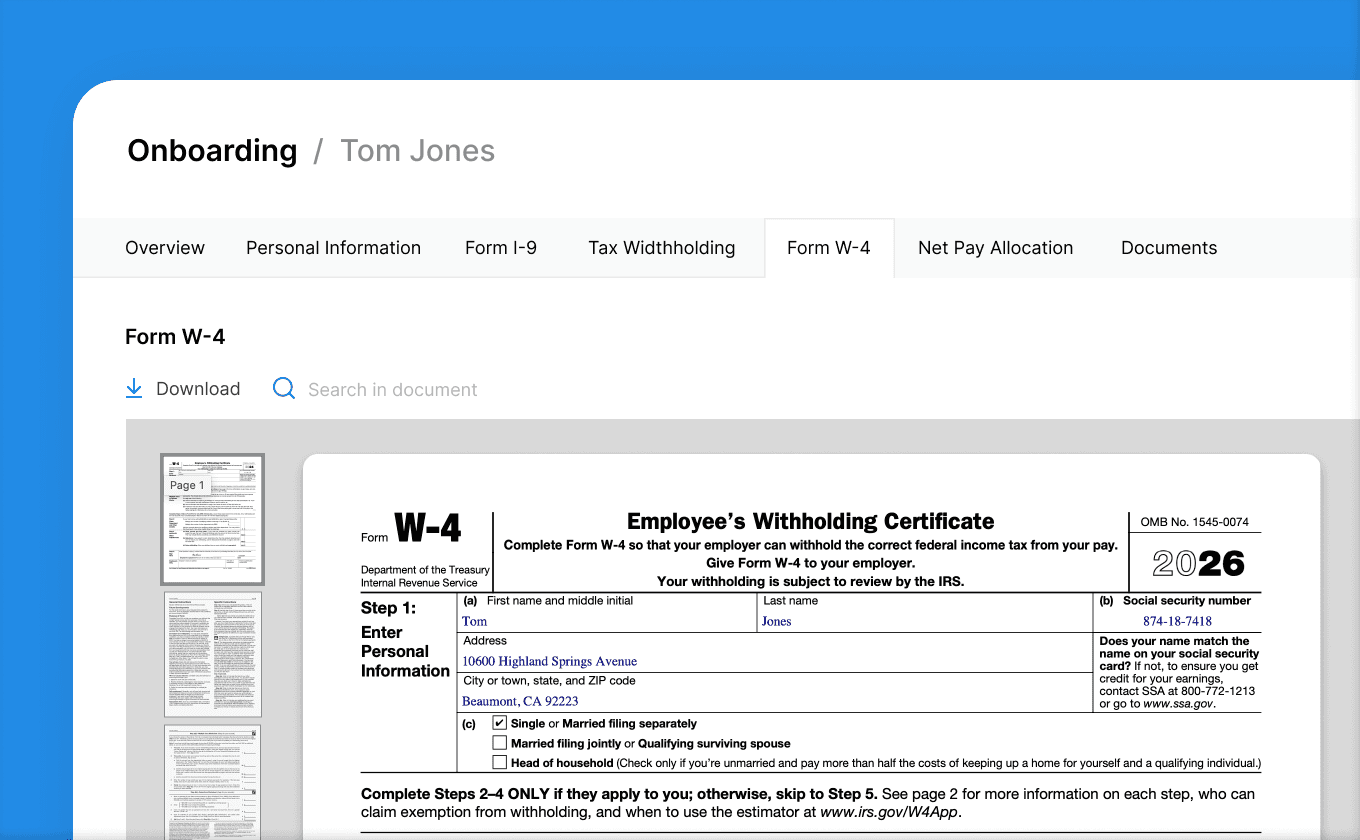 Document review and correction workflow interface
